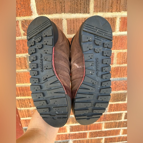 Men’s Adidas Jake Blauvelt 2.0 Hiking Ankle Boot Size 10 Brown Suede - Picture 6 of 9